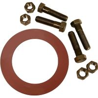 Jones Stephens G52103 3" Red Rubber Ring Gasket Kit, 5/8" x 3" Bolt Size