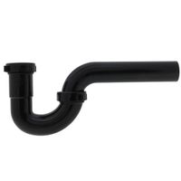 Jones Stephens P39016 1-1/2" x 16" Black Plastic Slip Joint Waste Arm