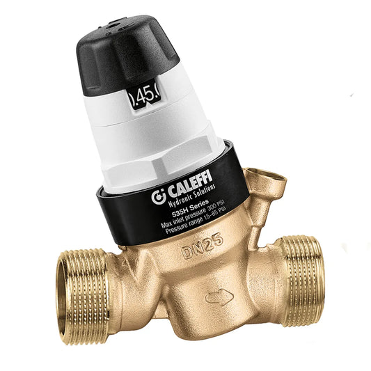 Caleffi NA535851HA PressCal™ PRV ASSE 1003, 3/4" No Fittings w/ Pressure Gauge