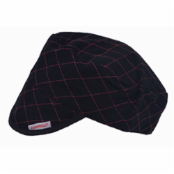 COMEAUX CAPS BC-600-7-3/8 30738 Black Quilted Capp