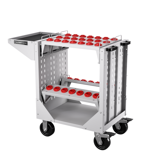 Champion Tool Storage NCTC30-LG CNC Transport Cart NCTC30 | 40"W x 36-3/4"H x 20-1/4"D, Light Gray