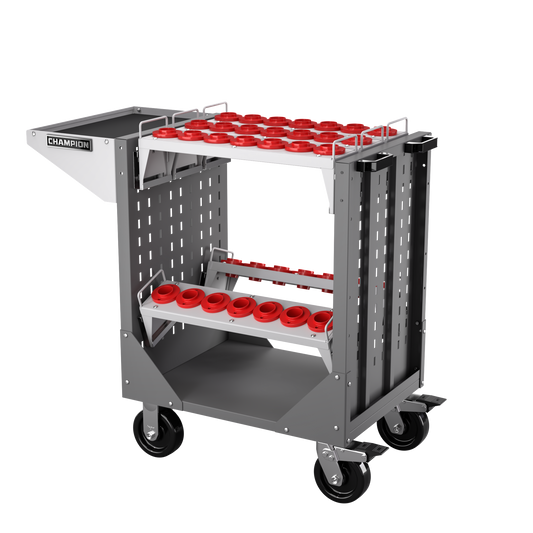 Champion Tool Storage NCTC40-DG CNC Transport Cart NCTC40 | 40"W x 36-3/4"H x 20-1/4"D, Dark Gray