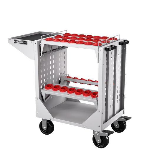 Champion Tool Storage NCTC40-LG CNC Transport Cart NCTC40 | 40"W x 36-3/4"H x 20-1/4"D, Light Gray
