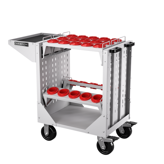 Champion Tool Storage NCTC50-LG CNC Transport Cart NCTC50 | 40"W x 36-3/4"H x 20-1/4"D, Light Gray