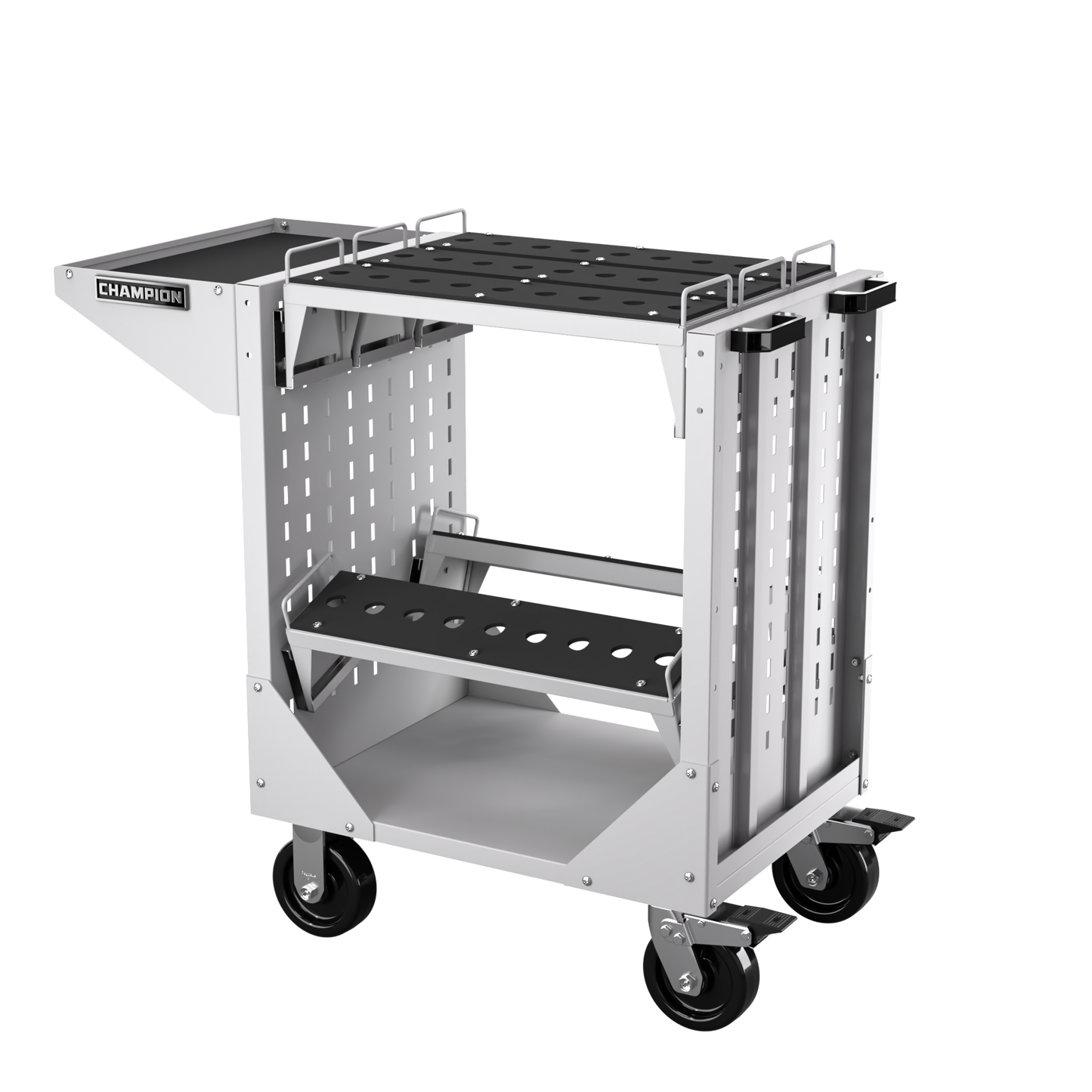 Champion Tool Storage NCTCC4-LG CNC Transport Cart NCTCC4 | 40"W x 36-3/4"H x 20-1/4"D, Light Gray