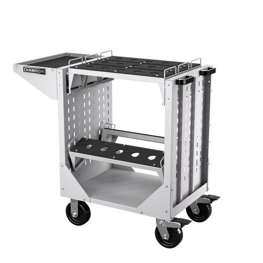 Champion Tool Storage NCTCC6-LG CNC Transport Cart NCTCC6 | 40"W x 36-3/4"H x 20-1/4"D, Light Gray