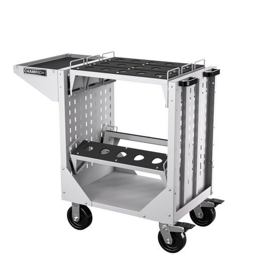 Champion Tool Storage NCTCC8-LG CNC Transport Cart NCTCC8 | 40"W x 36-3/4"H x 20-1/4"D, Light Gray