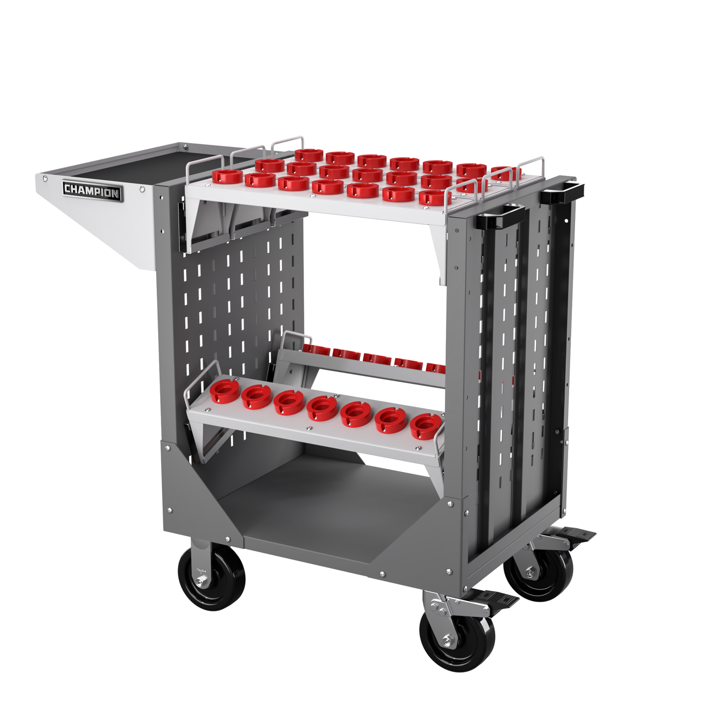 Champion Tool Storage NCTCH40-DG CNC Transport Cart NCTCH40 | 40"W x 36-3/4"H x 20-1/4"D, Dark Gray