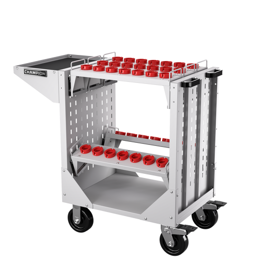 Champion Tool Storage NCTCH40-LG CNC Transport Cart NCTCH40 | 40"W x 36-3/4"H x 20-1/4"D, Light Gray