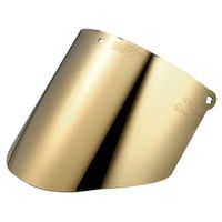 3M™ 7000127239 3M Personal Safety Division Gold-Coated Polycarbonate Clear Faceshield Windows