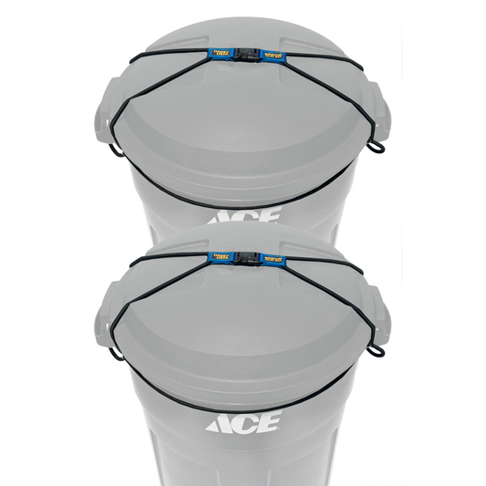 Paradise Clay PSH201 (2-PACK) Doggy Dare TRASH CAN LOCK fits 30-40 Gallon Trash cans (MEDIUM)