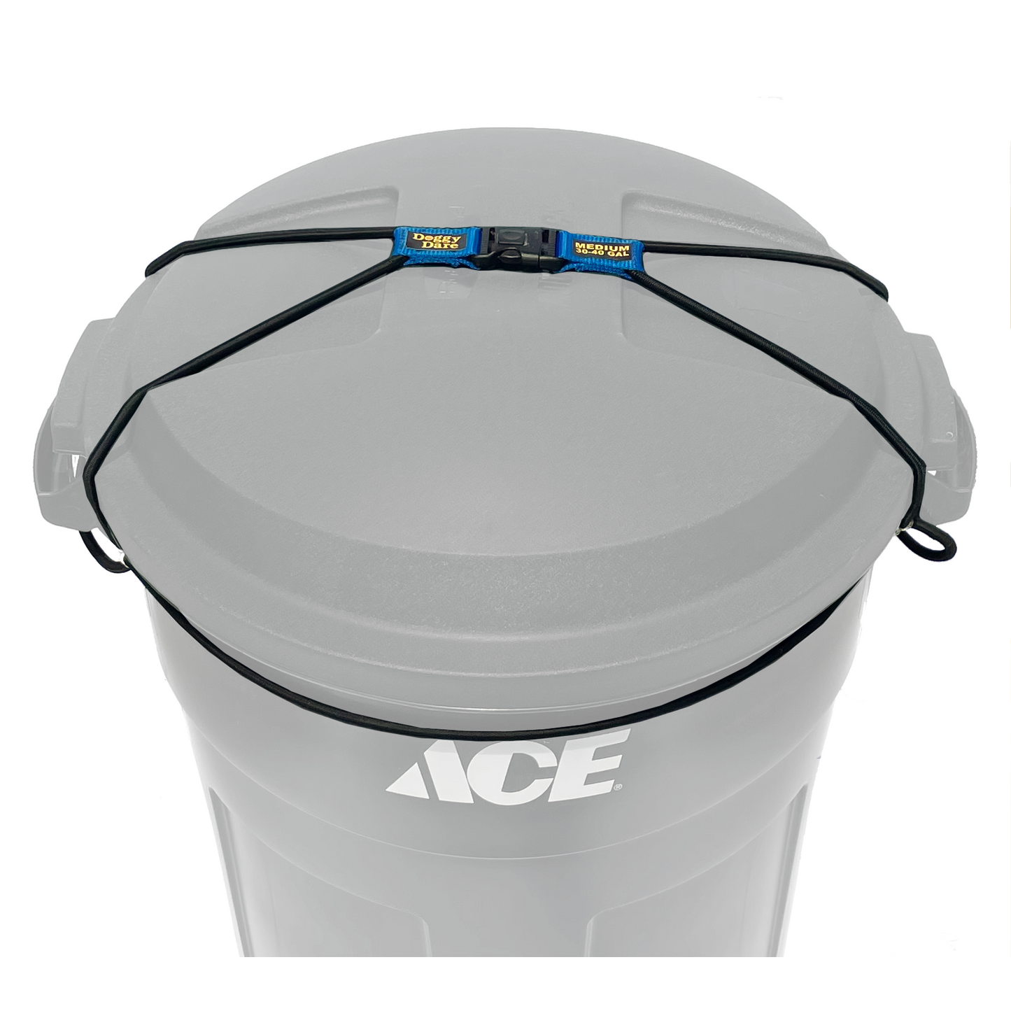 Paradise Clay PSH001 Doggy Dare TRASH CAN LOCK fits 30-40 Gallon Trash cans (MEDIUM)