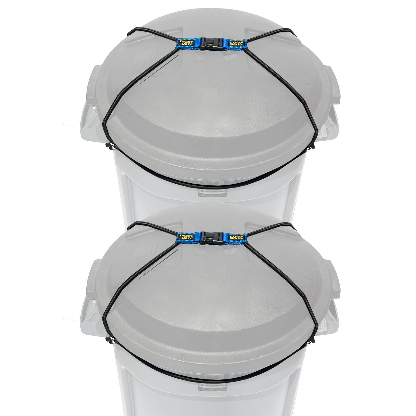 Paradise Clay PSH202 (2-PACK) Doggy Dare TRASH CAN LOCK fits 40-60 Gallon Cans (LARGE)