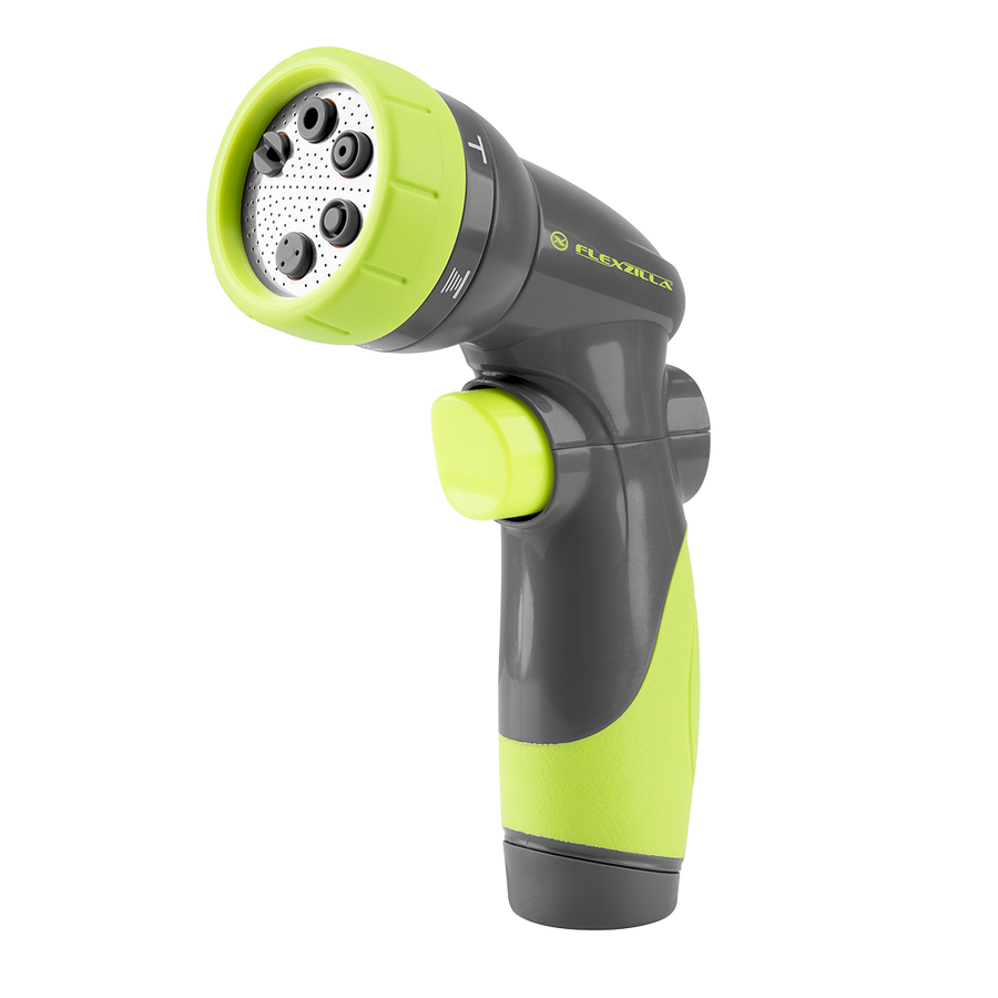 FlexZilla NFZG64 Garden Hose Nozzle, 6-Pattern Adjustable