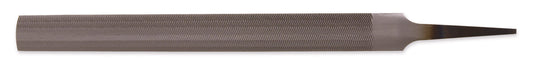 Nicholson 21746HN 10" Half Round Double Cut Bastard File with Ergonomic Handle - Carded