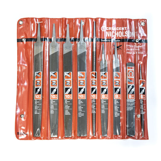 Nicholson 22030NNN 9 Piece 6", 8"& 10" Maintenance File Set