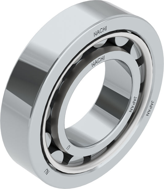 Nachi America NJ204 Cylindrical Roller Bearing - Single Row With Steel Cage