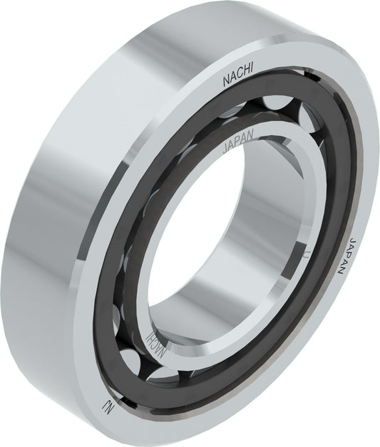 Nachi America NJ207EG Cylindrical Roller Bearing - Single Row With Polyamide Resin Cage