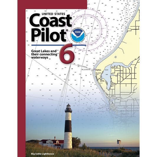 Paradise Clay IHP_CP6 NOAA Coast Pilot 6: Great Lakes (CURRENT EDITION) - Book