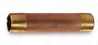 Everflow NPBR2011  2" x 11" Brass Nipple