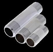 Everflow NPCH3821  3/8" x 2-1/2"  Chrome Plated Brass Nipple