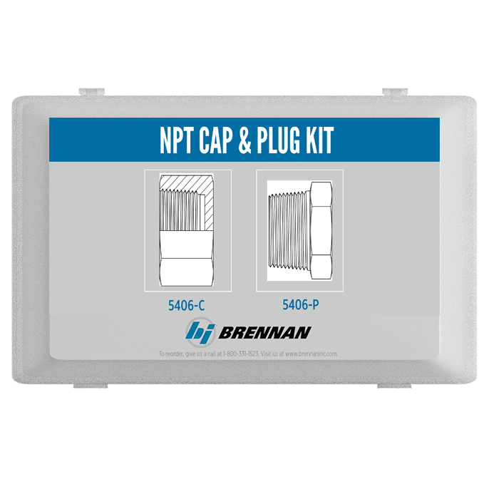 Brennan KT1003-NPT Npt Cap And Plug Kit With Box