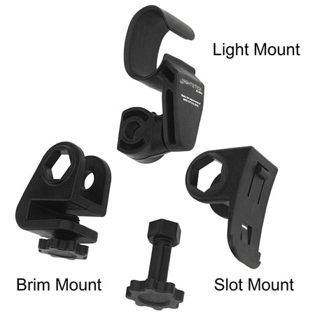 Bayco NS-HMC6 Nightstick Multi-Angle Helmet Mount for Accessory Slot or Brim