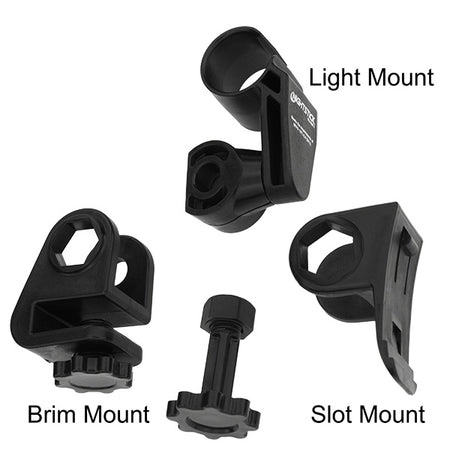 Bayco NS-HMC7 Nightstick Multi-Angle Helmet Mount for Accessory Slot or Brim