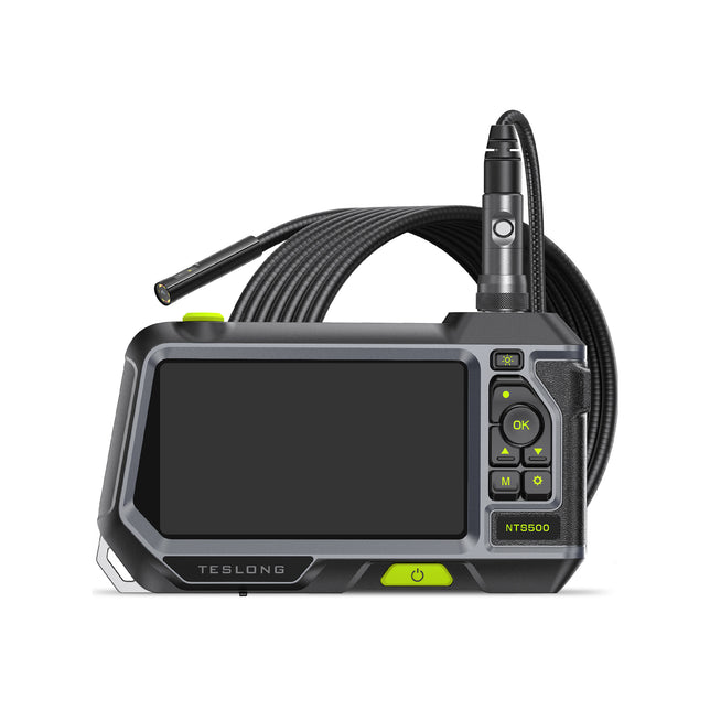 Teslong TSNTS500D79TL5 NTS500 Pro Triple-Lens Inspection Camera with 5-inch HD Screen, 16 ft (5-meters)