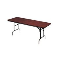 Iceberg ICE55214 Premium Wood Laminate Folding Table - Rectangle Top - 60" Table Top Length X 30" Table Top Width X 0.75" Table Top Thickness - 29" Height - Mahogany