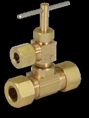 Everflow NV64-383814-NL  3/8 OD COMP X 3/8 OD COMP X 1/4 OD  COMP HUMIDIFIER VALVE LEAD FREE