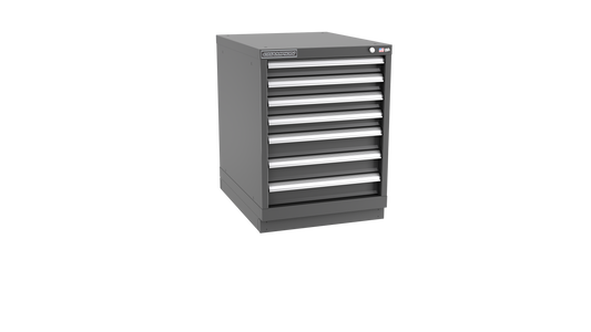 Champion Tool Storage NW1200-0701-ILC-FTB-DG 7-Drawer Standard Depth Modular Cabinet NW0701 | 22-3/16"W x 29-7/8"H x 28-1/2"D, Dark Gray