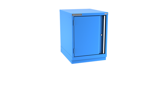 Champion Tool Storage NW1200-FDIL-FTB-BB 1-Door Standard Depth Modular Cabinet NW1200 | 22-3/16"W x 29-7/8"H x 28-1/2"D, Bright Blue