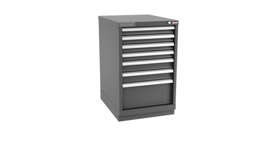 Champion Tool Storage NW1500-0702-ILC-FTB-DG 7-Drawer Standard Depth Modular Cabinet NW0702 | 22-3/16"W x 35-7/8"H x 28-1/2"D, Dark Gray