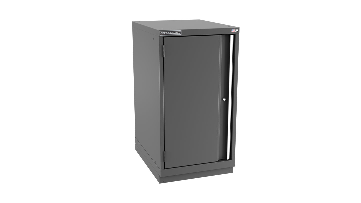 Champion Tool Storage NW1800-FDIL-FTB-DG 1-Door Standard Depth Modular Cabinet NW1800 | 22-3/16"W x 41-3/4"H x 28-1/2"D, Dark Gray