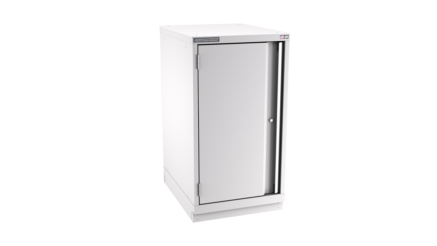 Champion Tool Storage NW1800-FDIL-FTB-LG 1-Door Standard Depth Modular Cabinet NW1800 | 22-3/16"W x 41-3/4"H x 28-1/2"D, Light Gray