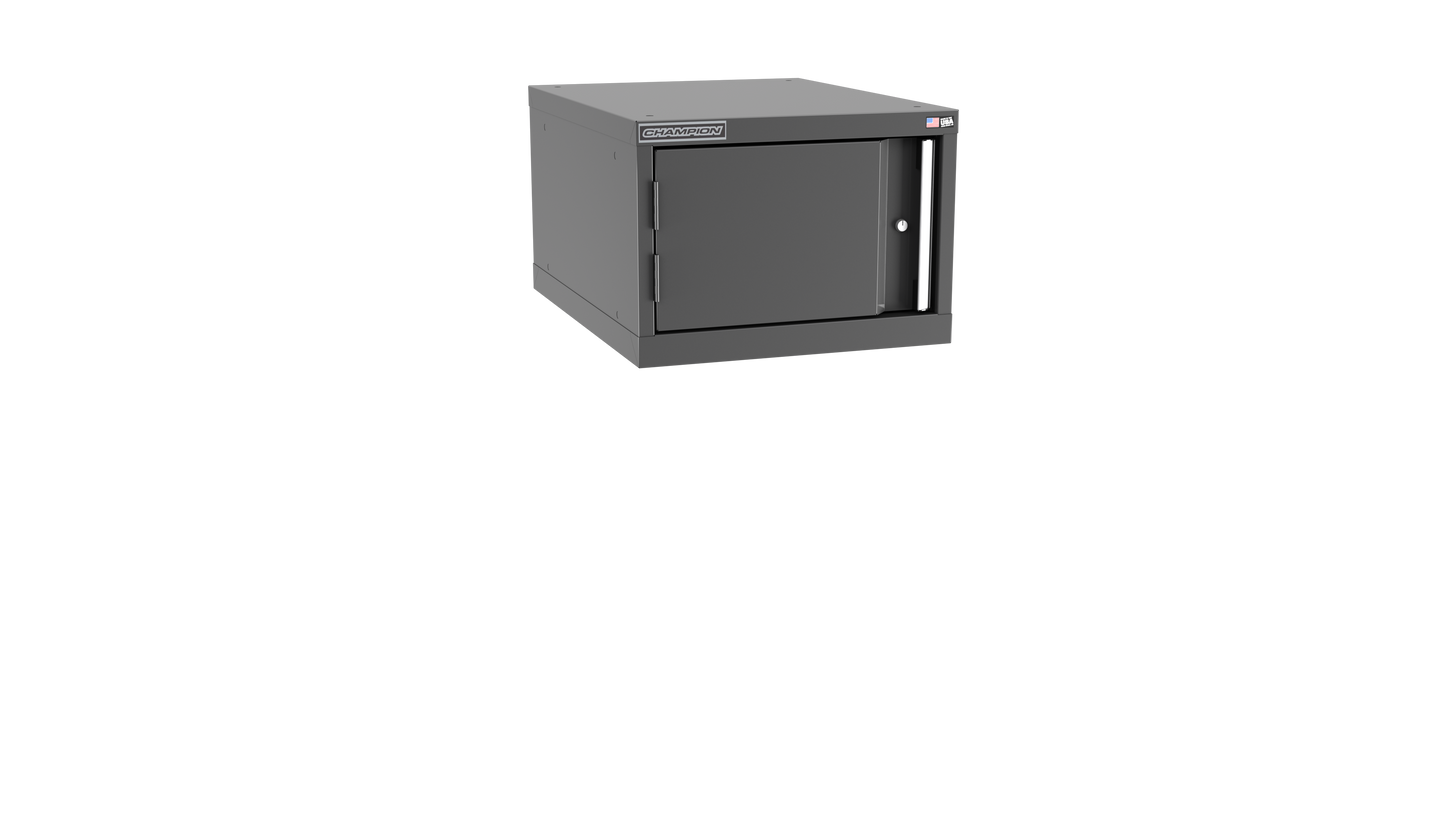 Champion Tool Storage NW600-FDIL-DG 1-Door Standard Depth Modular Cabinet NW600 | 22-3/16"W x 15-3/4"H x 28-1/2"D, Dark Gray