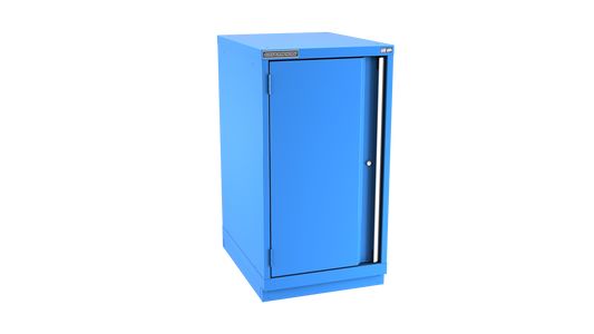 Champion Tool Storage NWS1800-FDIL-FTB-BB 1-Door Shallow Depth Modular Cabinet NWS1800 | 22-3/16"W x 41-3/4"H x 22-1/2"D, Bright Blue