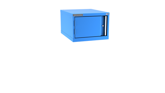 Champion Tool Storage NWS600-FDIL-BB 1-Door Shallow Depth Modular Cabinet NWS600 | 22-3/16"W x 15-3/4"H x 22-1/2"D, Bright Blue