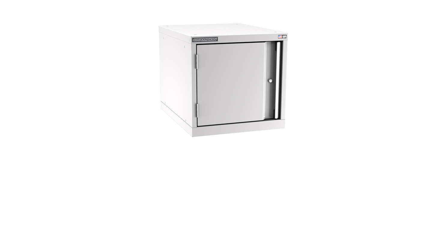 Champion Tool Storage NWS900-FDIL-LG 1-Door Shallow Depth Modular Cabinet NWS900 | 22-3/16"W x 21-5/8"H x 22-1/2"D, Light Gray