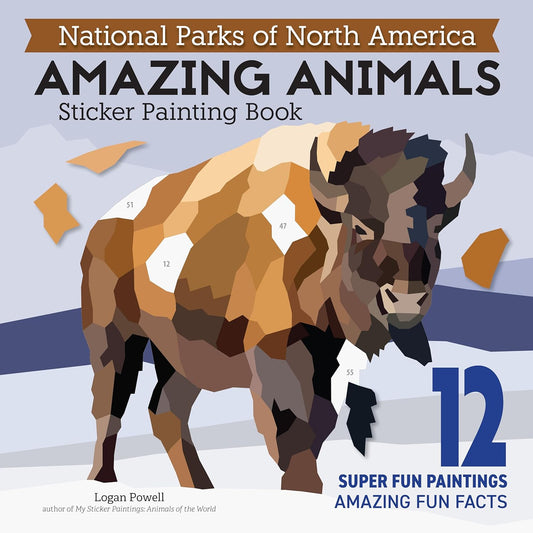 Paradise Clay FCP137 National Parks of North America Amazing Animals - Sticker Book