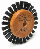 Grobet USA® 16.671 Extra Soft Bristle Wheel Brush, 1″ Diameter 1/8″ Arbor Hole, 1 DZ