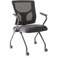 Lorell LLR62019071 Conjure Mesh Training Chairs with Arms
