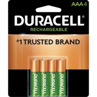 DURACELL DX2400B4N Duracell Rechargeable Aaa 4 Pack