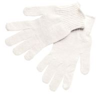 MCR SAFETY 9500LM Cotton/Polyester Knit Glove Natural Large (1 PR)