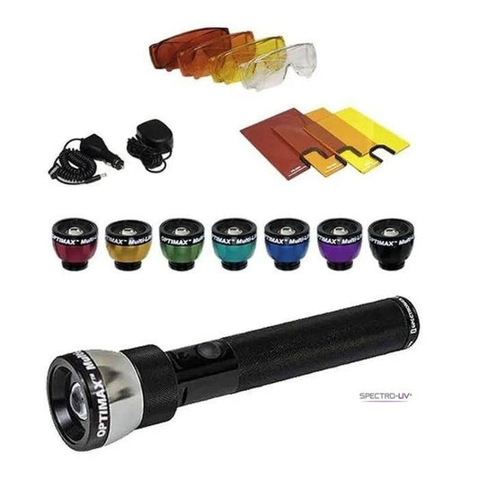 Spectro-UV OFK-8000A/FA OptiMax™ Multi-Lite LED Alternate Light Source (ALS) Inspection Kit Australia/China (Type I)