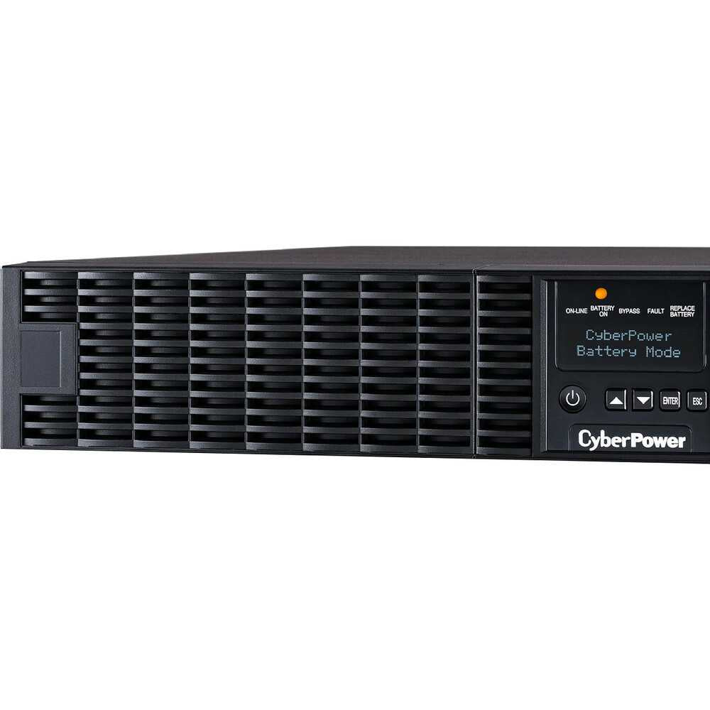 CyberPower OL3000RTXL2UHVN Smart App Online UPS Systems - 3000VA/2700W, 200 - 240 VAC, NEMA L6-20P, 2U, Rack / Tower, Sine Wave, 3 Outlets, LCD, PowerPanel® Business, $400000 CEG, 3YR Warranty