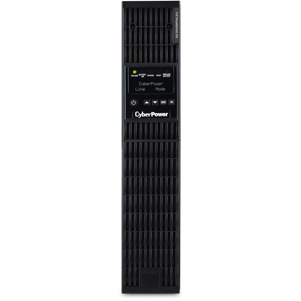 CyberPower OL3000RTXL2UN Smart App Online UPS Systems - 3000VA/2700W, 100 - 125 VAC, NEMA L5-30P, 2U, Rack / Tower, Sine Wave, 7 Outlets, LCD, PowerPanel® Business, $400000 CEG, 3YR Warranty