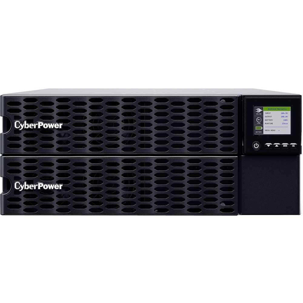 CyberPower OL8KRTHD 8KVA/8KW RT 200-240V Hardwire Online Ups PF 1 4U Rmcard 3-Year Warranty