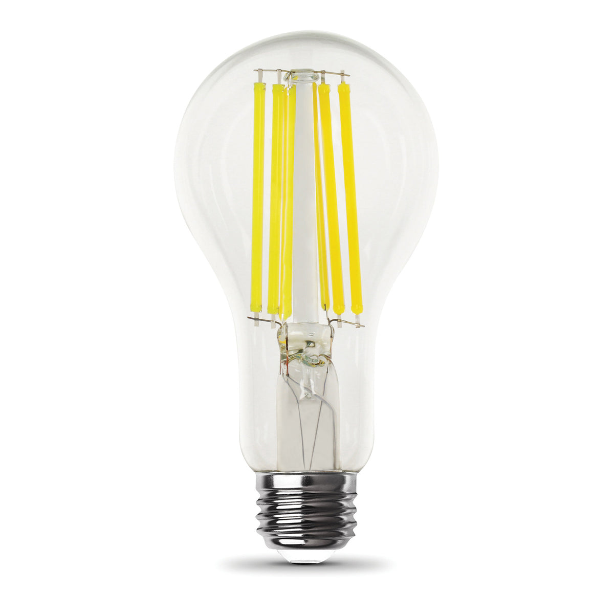 Feit Electric OM150DM/CL/830/FIL 18W (150W Replacement) Bright White (3000K) A21 E26 Base Dimmable Bright Light Output LED Filament Light Bulb